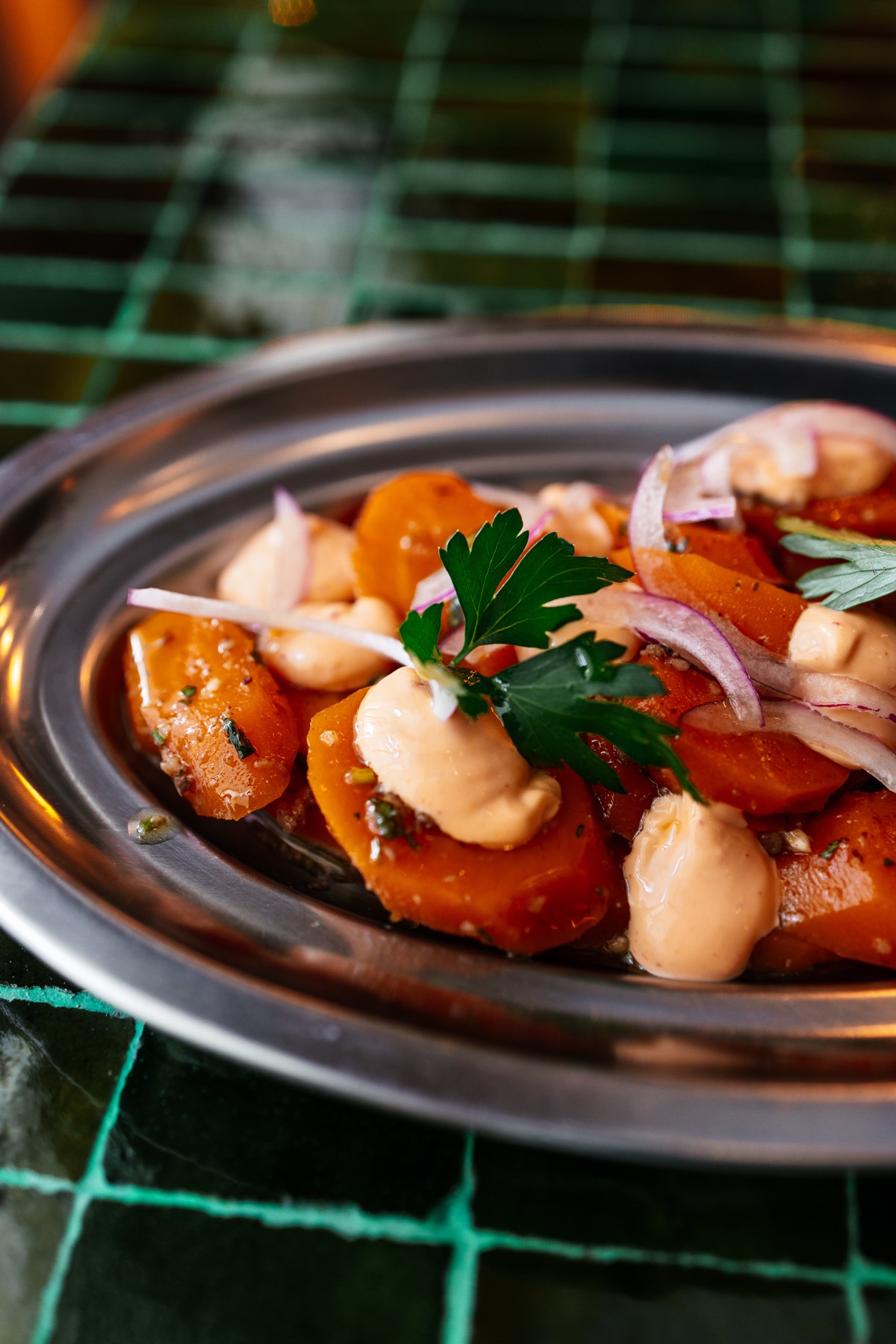 Zanahorias a la chermoula